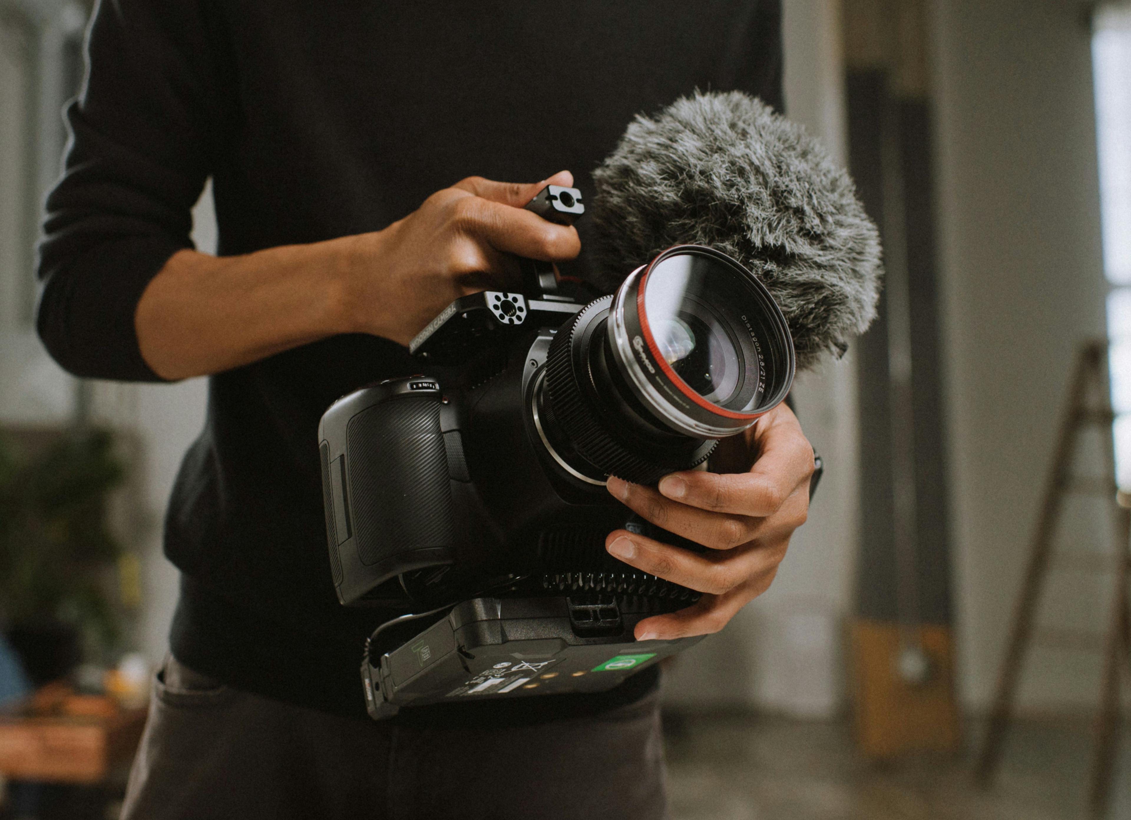 Rig up the BlackMagic camera for even greater footage.
